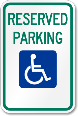 Disabled Parking Sign